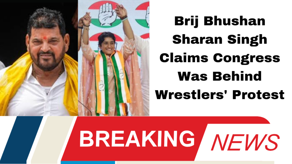 Brij Bhushan Sharan Singh Claims Congress Was Behind Wrestlers' Protest