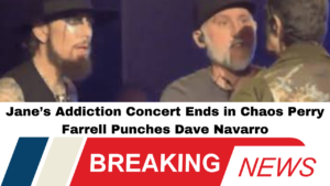 Jane’s Addiction Concert Ends in Chaos Perry Farrell Punches Dave Navarro