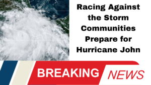 Racing Against the Storm Communities Prepare for Hurricane John