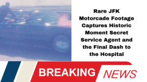 Rare JFK Motorcade Footage Captures Historic Moment: Secret Service Agent and the Final Dash to the Hospital