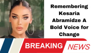 "Remembering Kesaria Abramidze: A Bold Voice for Change"