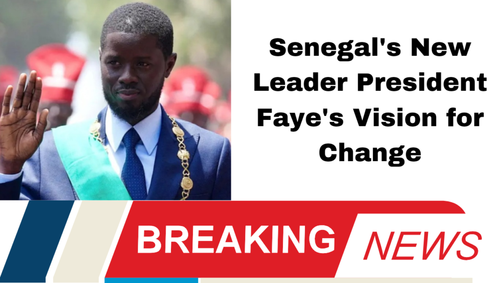 Senegal's New Leader President Faye's Vision for Change