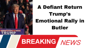 A Defiant Return Trump’s Emotional Rally in Butler