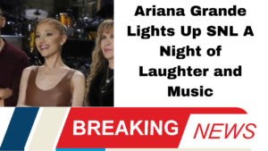 Ariana Grande, SNL, Saturday Night Live, Stevie Nicks, Wicked, comedy, impressions, election season, Maya Rudolph, Michael Keaton, live performance