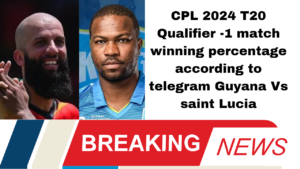 Guyana Amazon Warriors and Saint Lucia Kings Face Off in Crucial CPL Qualifier 1 Providence Stadium Set to Host High-Stakes Clash The Caribbean Premier League (CPL) 2024 is reaching its climax as the Guyana Amazon Warriors prepare to take on the Saint Lucia Kings in the highly anticipated Qualifier 1. Scheduled to take place at Providence Stadium in Guyana, this match promises to be a thrilling showdown, with both teams vying for a spot in Qualifier 2. Analysts Favor Guyana Amazon Warriors As the match approaches, cricket analysts on Telegram have shared their insights, indicating a strong preference for the Guyana Amazon Warriors, with approximately 60% of analysts backing them to secure victory. In contrast, 40% are lending their support to the Saint Lucia Kings, highlighting the competitive nature of this encounter. Win or Go Home: The Stakes Are High This match carries significant implications for both teams. The winner will advance to Qualifier 2, while the losing side will be eliminated from the tournament. With everything on the line, fans can expect an electrifying atmosphere as the players take to the field, eager to make their mark in this do-or-die situation. Conclusion As the countdown to the match begins, cricket enthusiasts are gearing up for what promises to be an unforgettable clash between the Guyana Amazon Warriors and the Saint Lucia Kings. With the stakes this high, every ball bowled and every run scored could determine the fate of these teams in the 2024 CPL season.