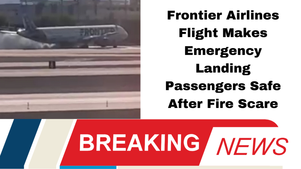 Frontier Airlines Flight Makes Emergency Landing Passengers Safe After Fire Scare