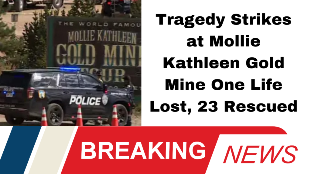 Mollie Kathleen Gold Mine, Cripple Creek, elevator malfunction, rescue operation, mining accident, Colorado news, emergency services, tourism, safety, gold mining