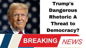 Trump, Election 2024, Democracy, Political Rhetoric, Kamala Harris, Military Action, Voter Concerns, GOP, Political Opponents, Campaign Strategy