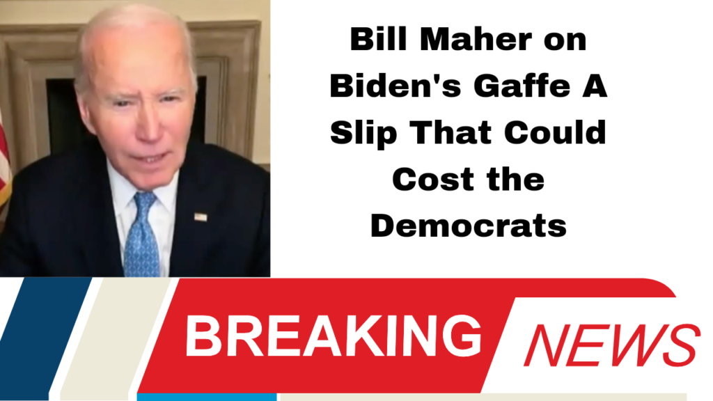 Bill Maher Critiques Biden's "Garbage" Comment A Major Gaffe for Democrats