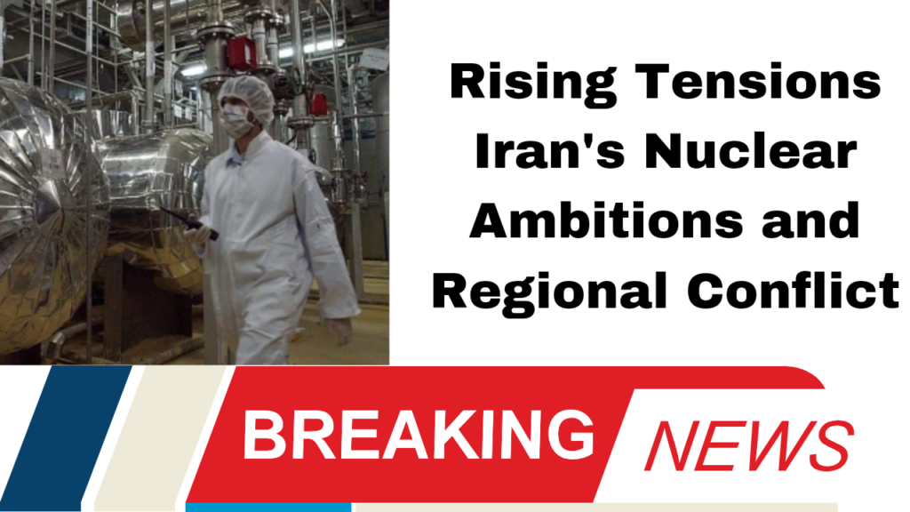 Iran's Nuclear Ambitions A Heightened Threat Amid Regional Tensions